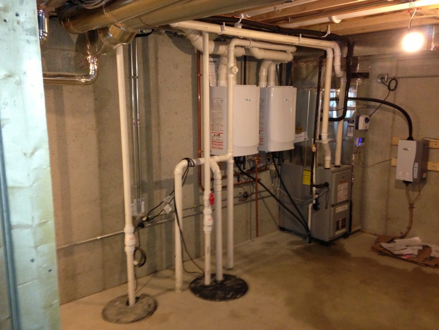 Dual Tankless Water Heaters