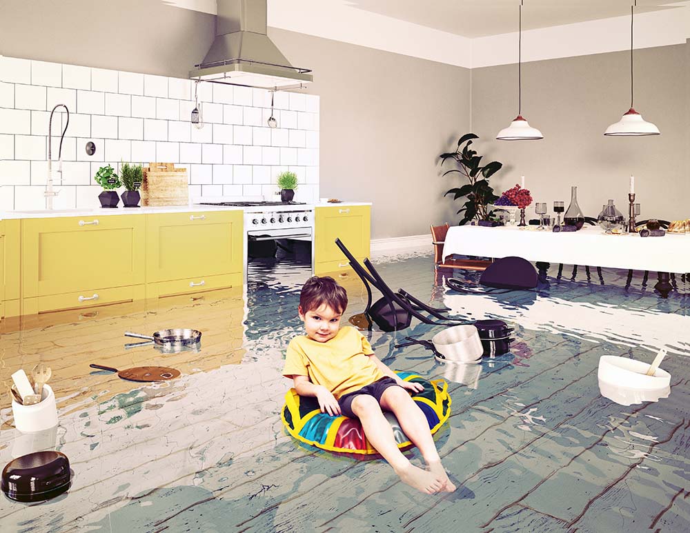 Boy In The Flooded Room